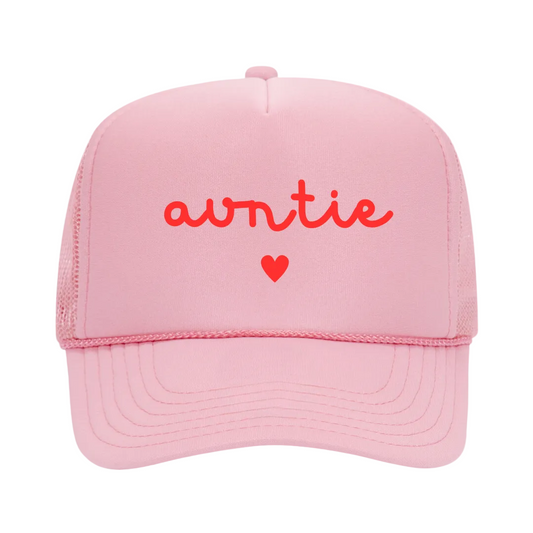 AUNTIE HEART ♡ trucker hat