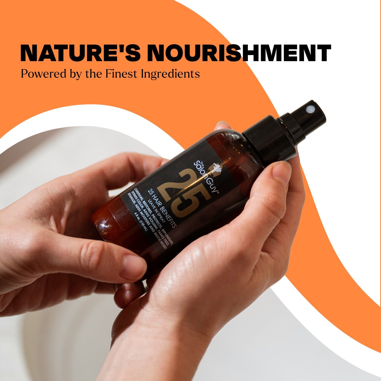 25 Leave-In Conditioner Spray – Hydrating, Detangling & Frizz Control for All Hair Types