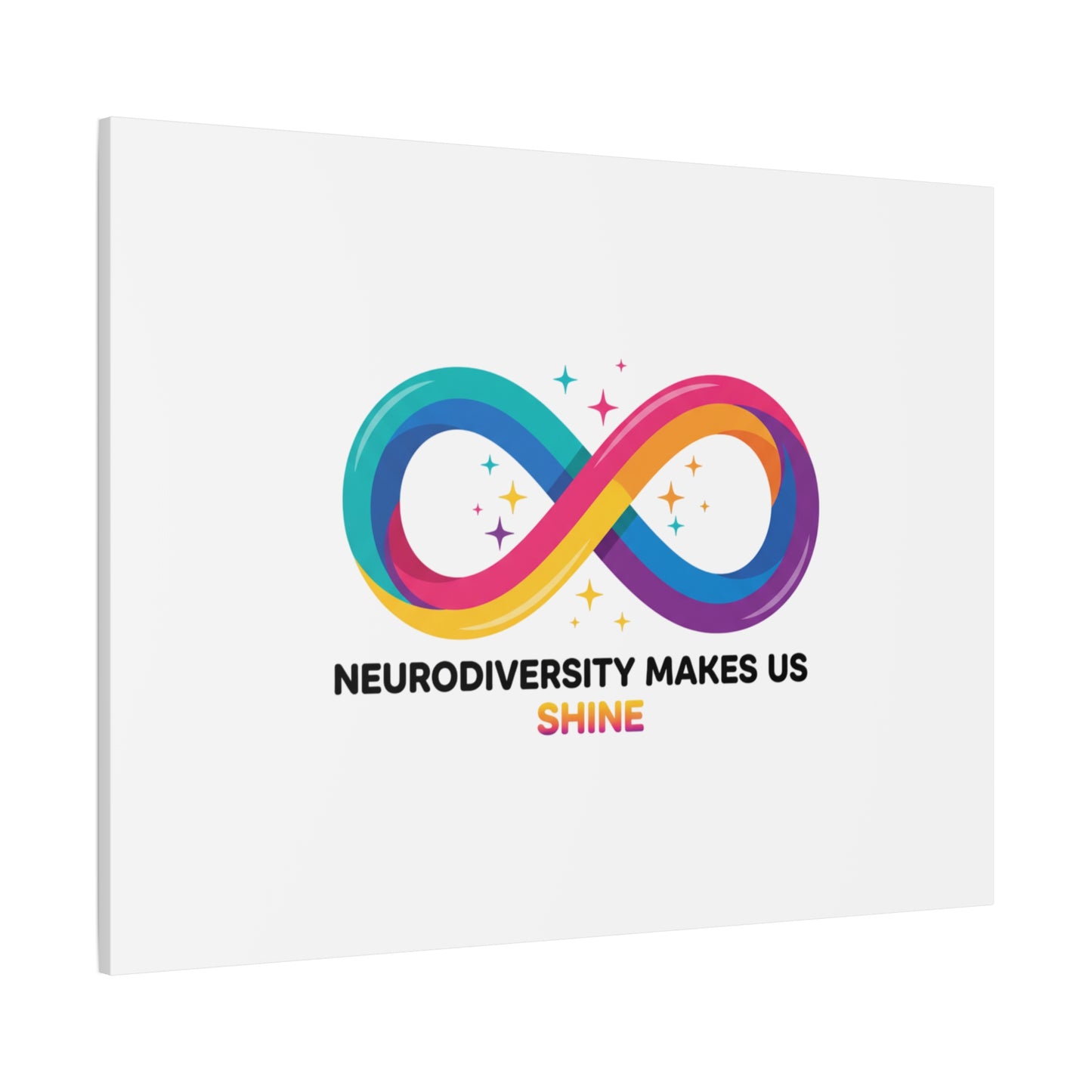 Neurodiversity Makes Us Shine Canvas | Autism Acceptance, Autistic Pride