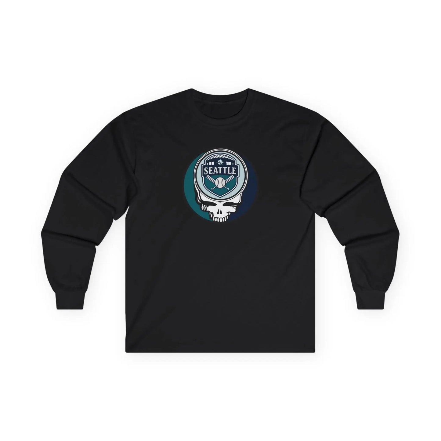 Seattle Mariners Original Stealie Grateful Dead Long Sleeve Shirt