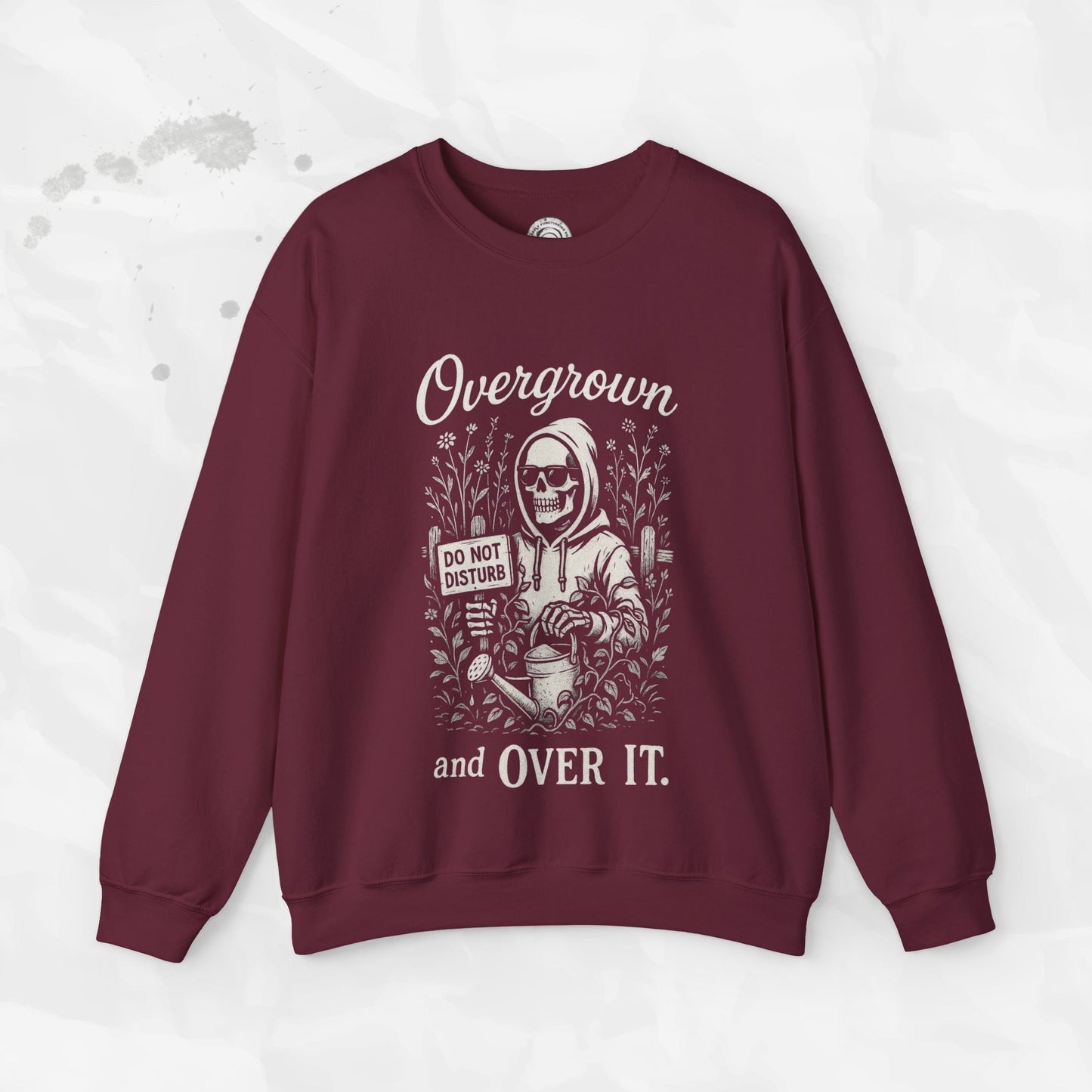 Overgrown and Over It - Crewneck Sweatshirt