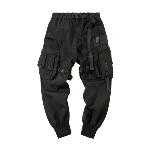 IBP440 Matte Black Paratrooper Joggers