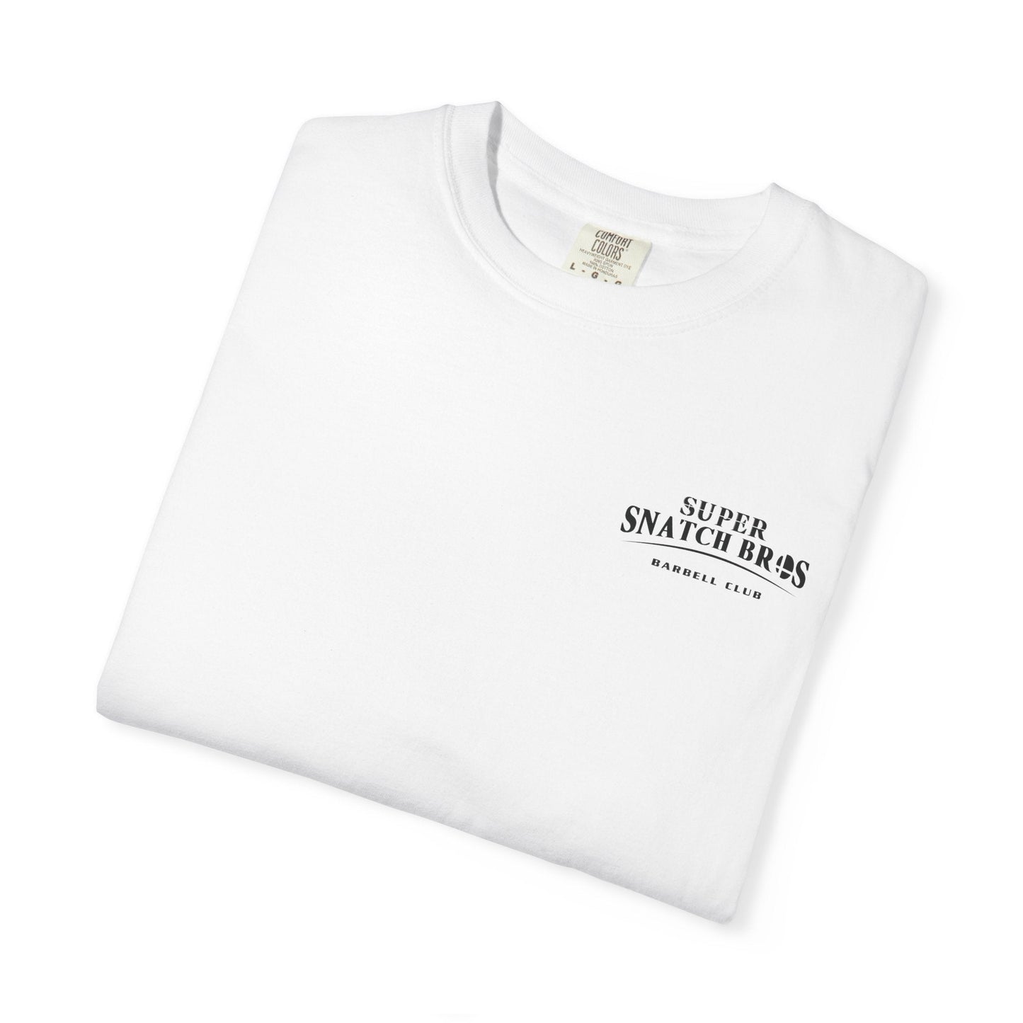 Super Snatch Bros Barbell Club — Chest Logo Tee