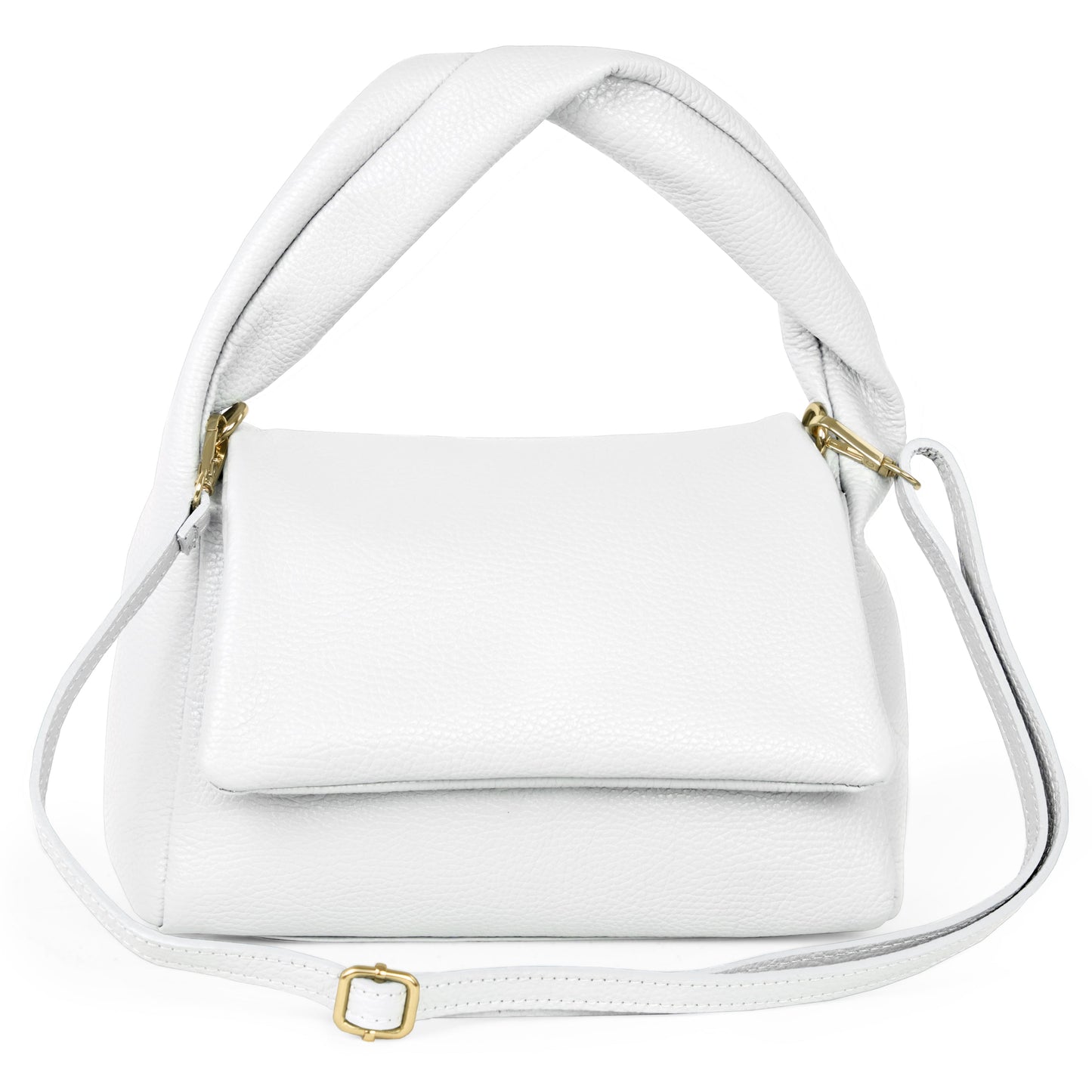 Italian Genuine Calf Leather Top-Handle Bag 262495