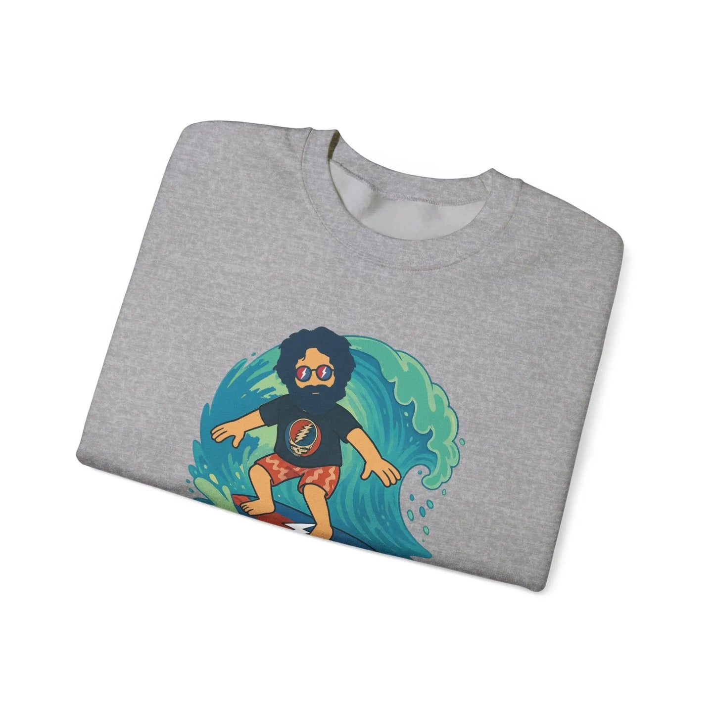 Surfing Jerry Life is dead.® Crewneck | Grateful Dead