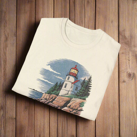 Bass Harbor Head Lighthouse Acadia T-Shirt