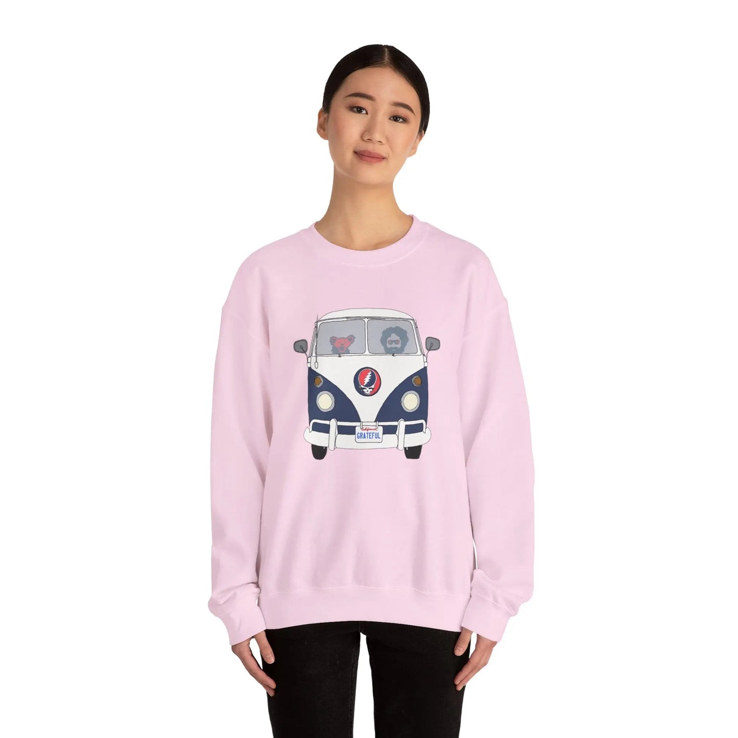 Jerry's Takin' The Bus Life is dead.® Crewneck | Grateful Dead
