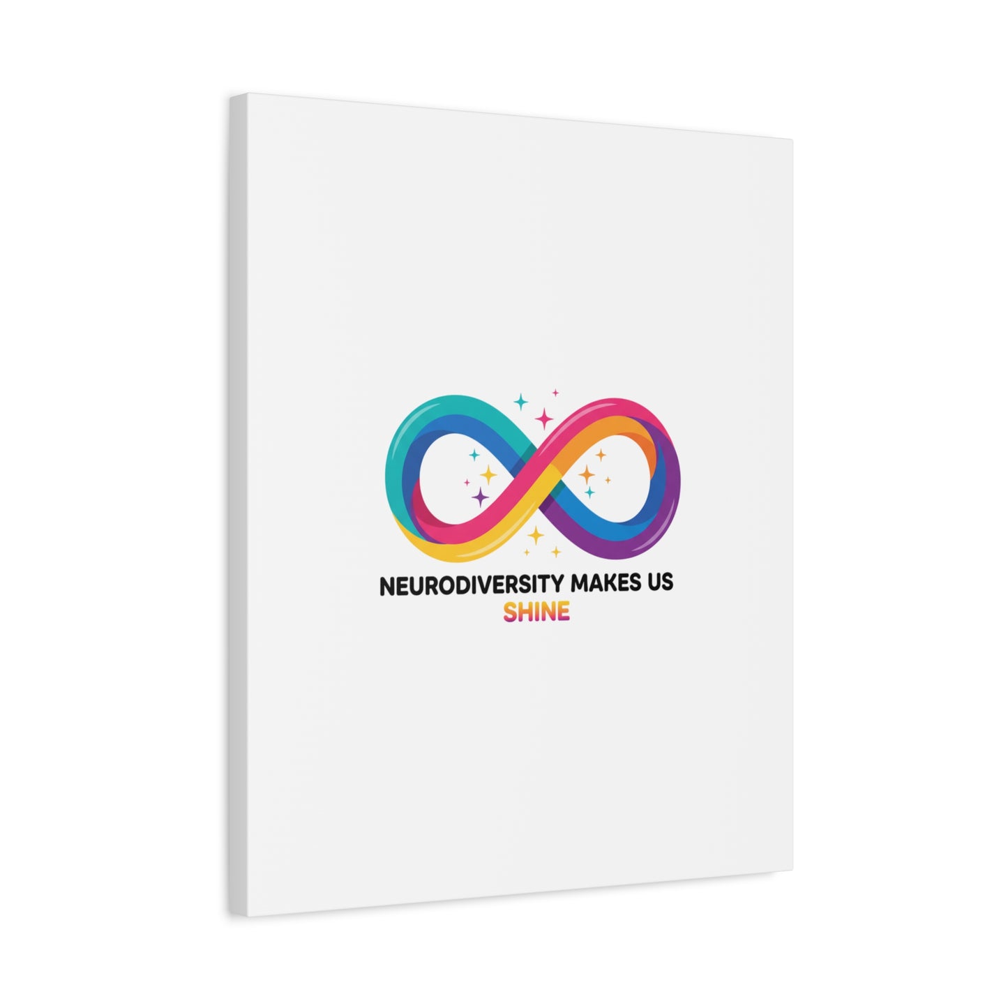 Neurodiversity Makes Us Shine Canvas | Autism Acceptance, Autistic Pride