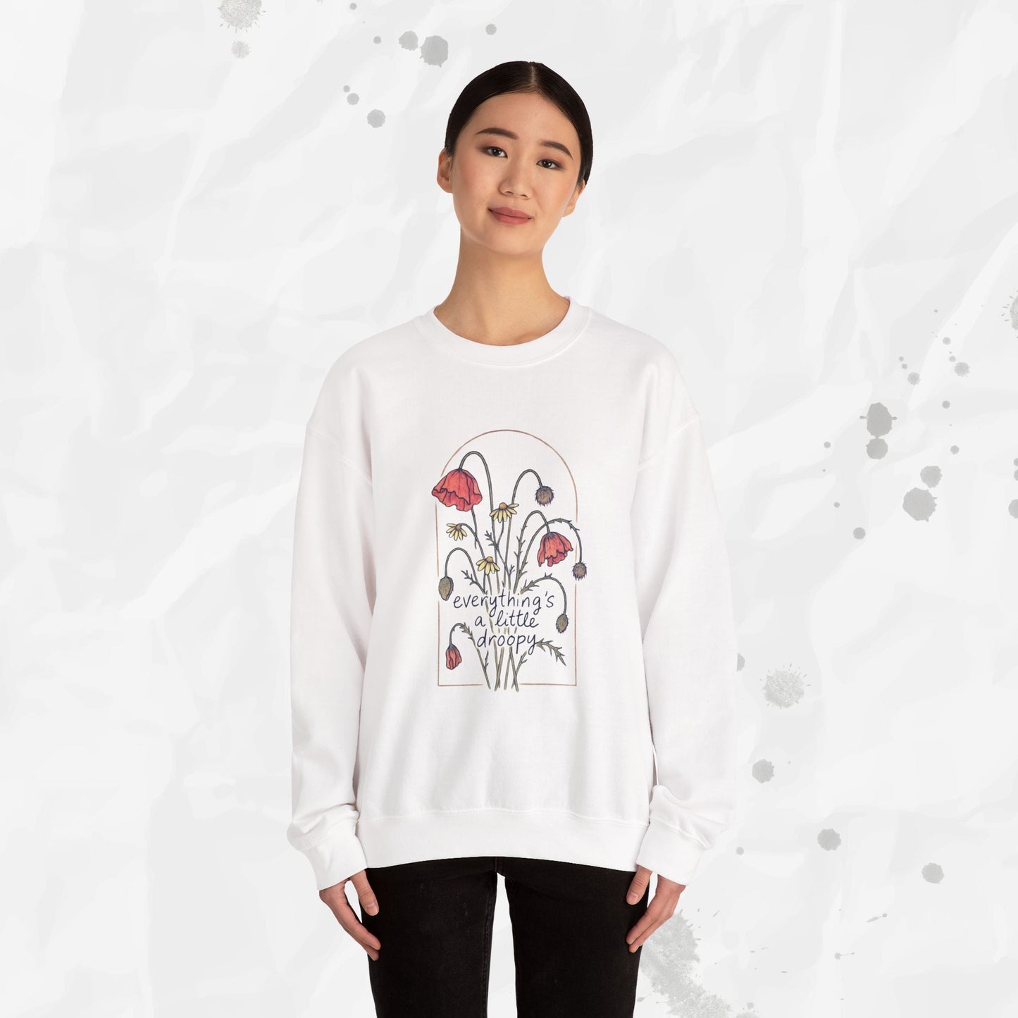 Everythings a Little Droopy - Crewneck Sweatshirt
