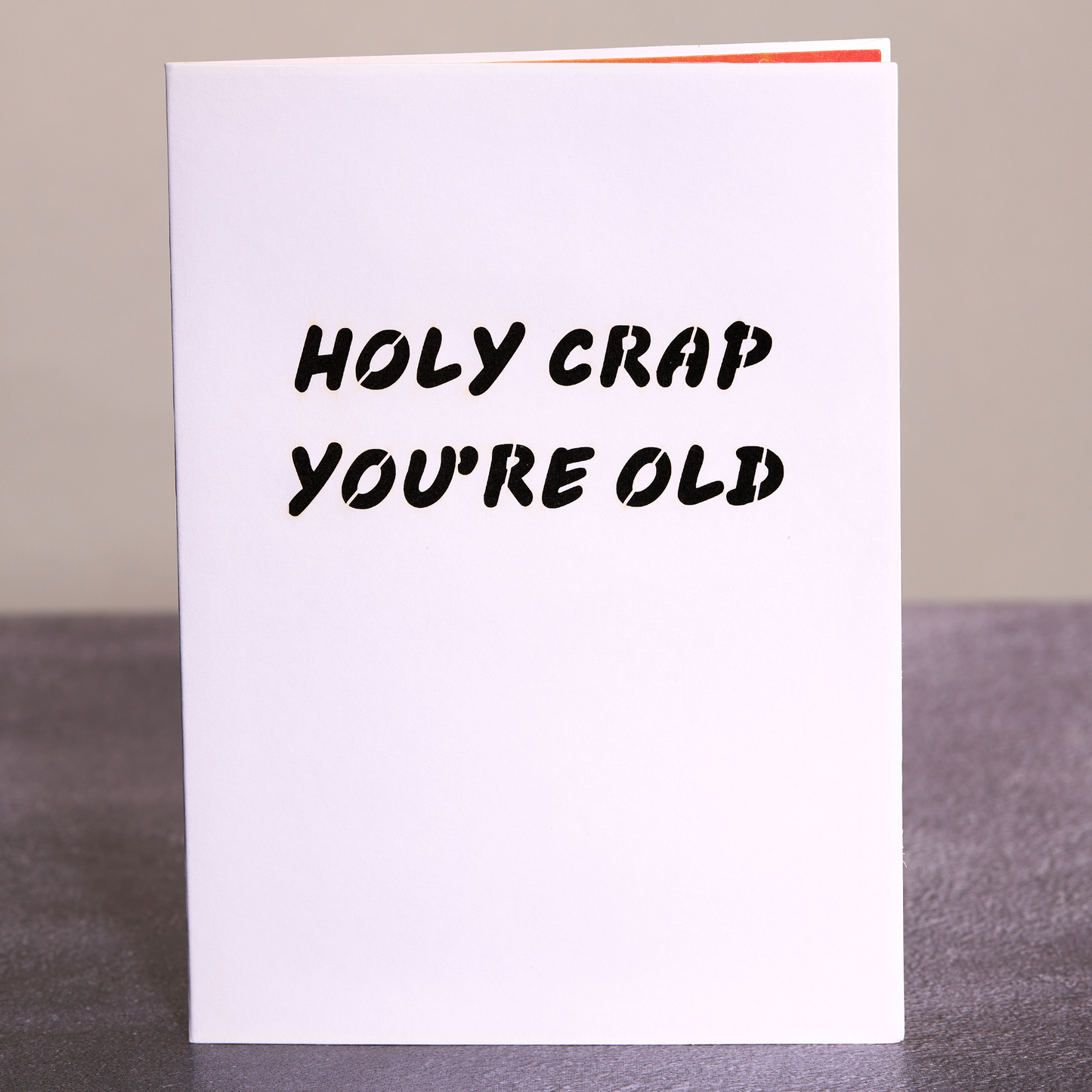 Holy Crap You’re Old Funny 3D Pop-Up Birthday Card