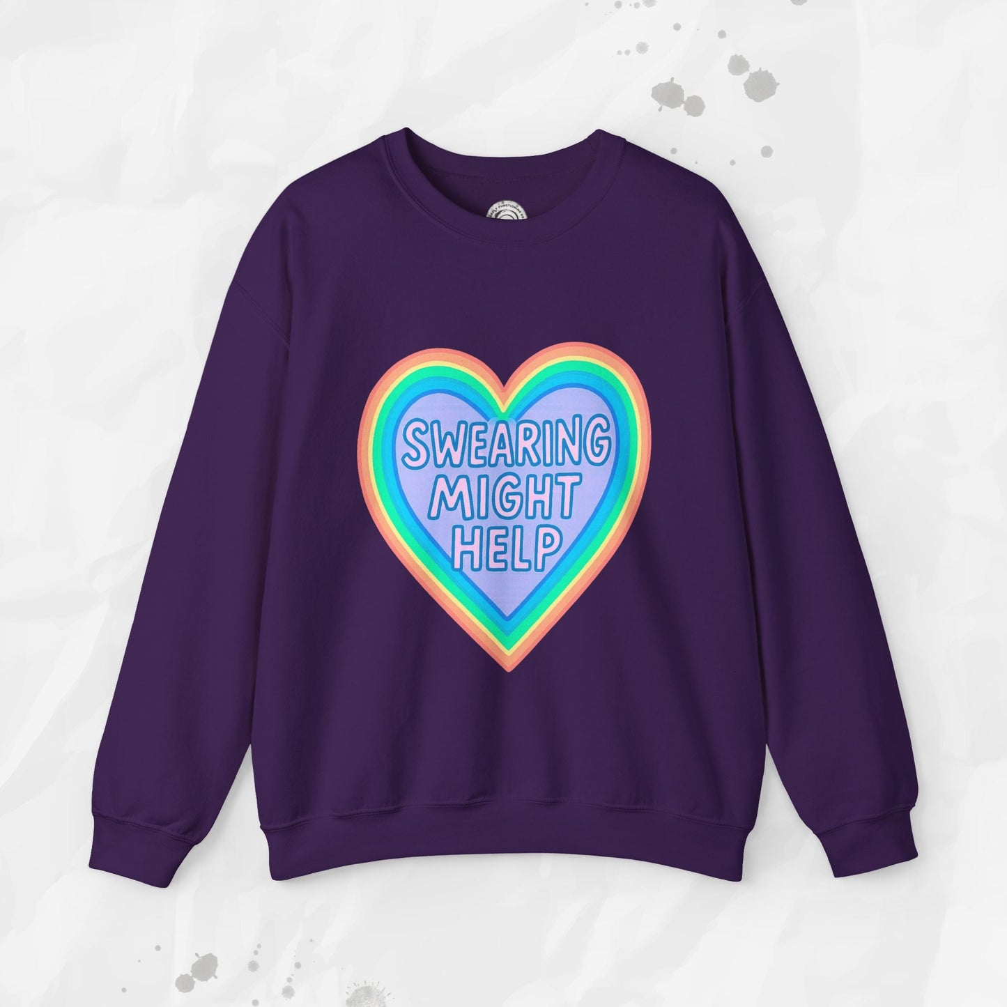 Swearing Might Help – Crewneck Sweatshirt