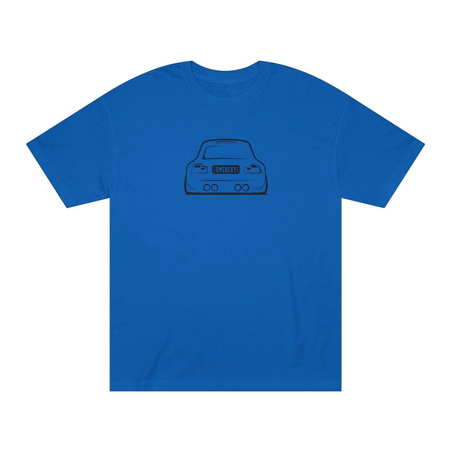 OMGBCKY Black Coupe Silhouette Tee - Unisex American Apparel Classic T-Shirt