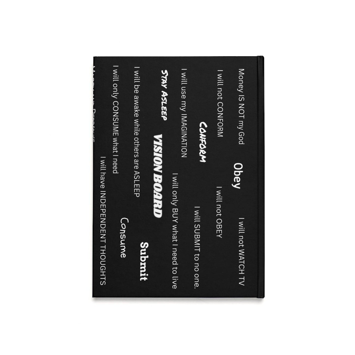 Vision Board Hardcover Journal - A5 - Inspire Creativity & Independent Thinking