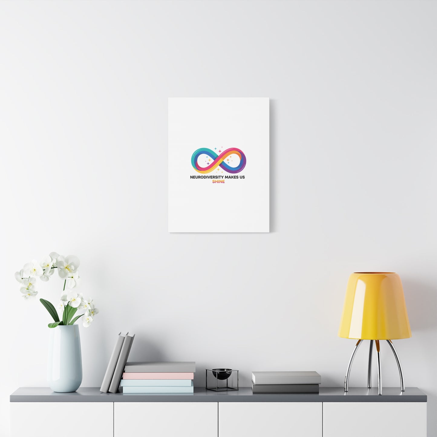 Neurodiversity Makes Us Shine Canvas | Autism Acceptance, Autistic Pride