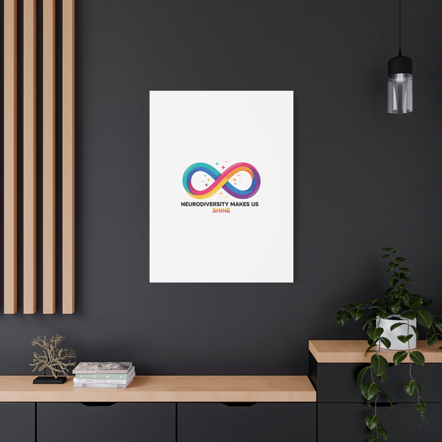 Neurodiversity Makes Us Shine Canvas | Autism Acceptance, Autistic Pride