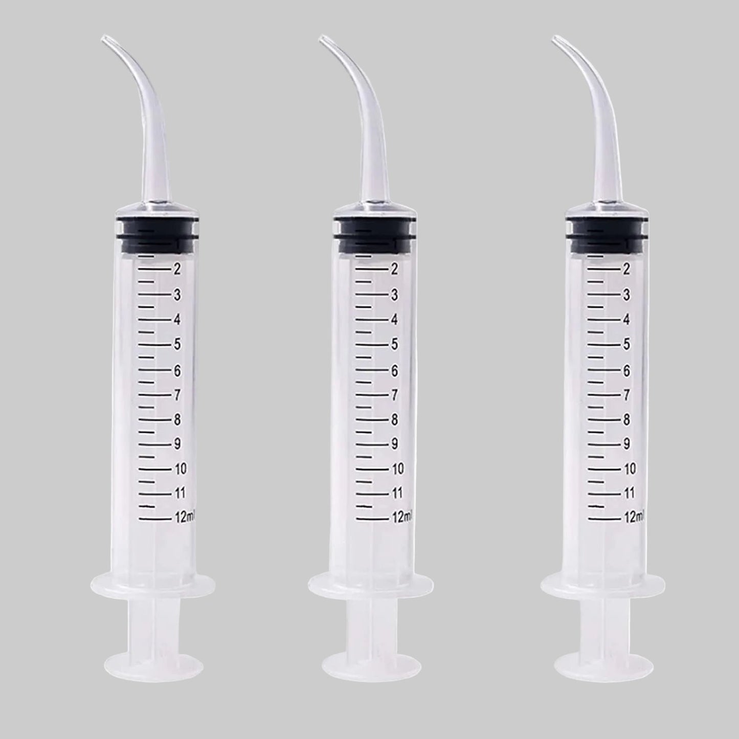 Curved Tip Utility Syringes 12cc 50pcs per box