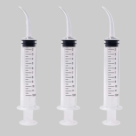Curved Tip Utility Syringes 12cc 50pcs per box