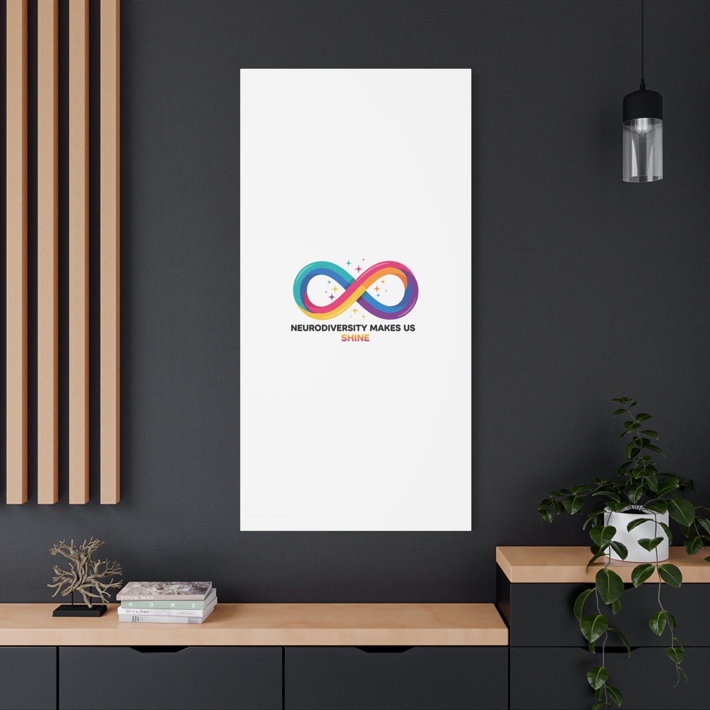 Neurodiversity Makes Us Shine Canvas | Autism Acceptance, Autistic Pride