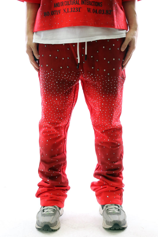 SYNTH Washed French Terry Stacked Jogger Pants