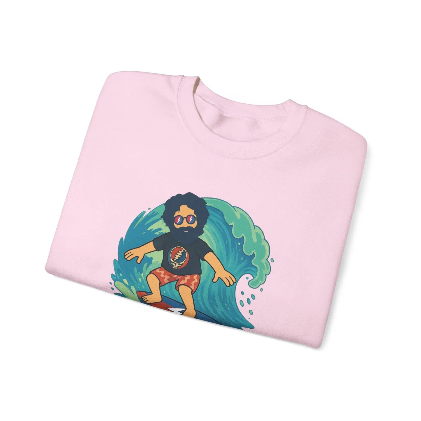 Surfing Jerry Life is dead.® Crewneck | Grateful Dead