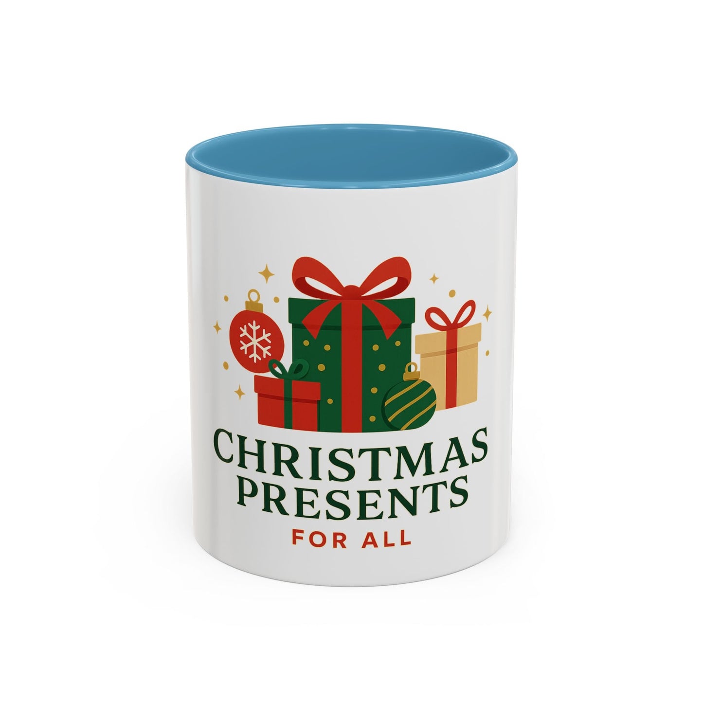 Christmas Presents Coffee Mug — Holiday Gift Mug (Accent 11/oz)