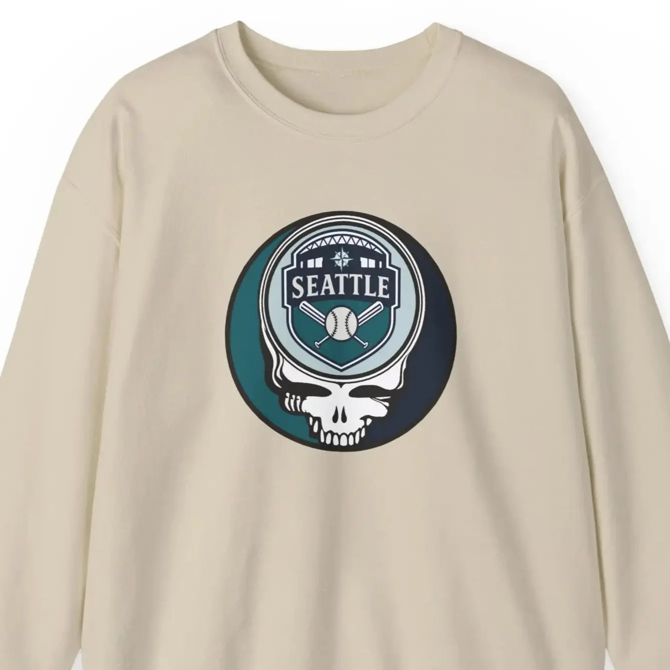Seattle Mariners original Stealie × Grateful Dead Crewneck