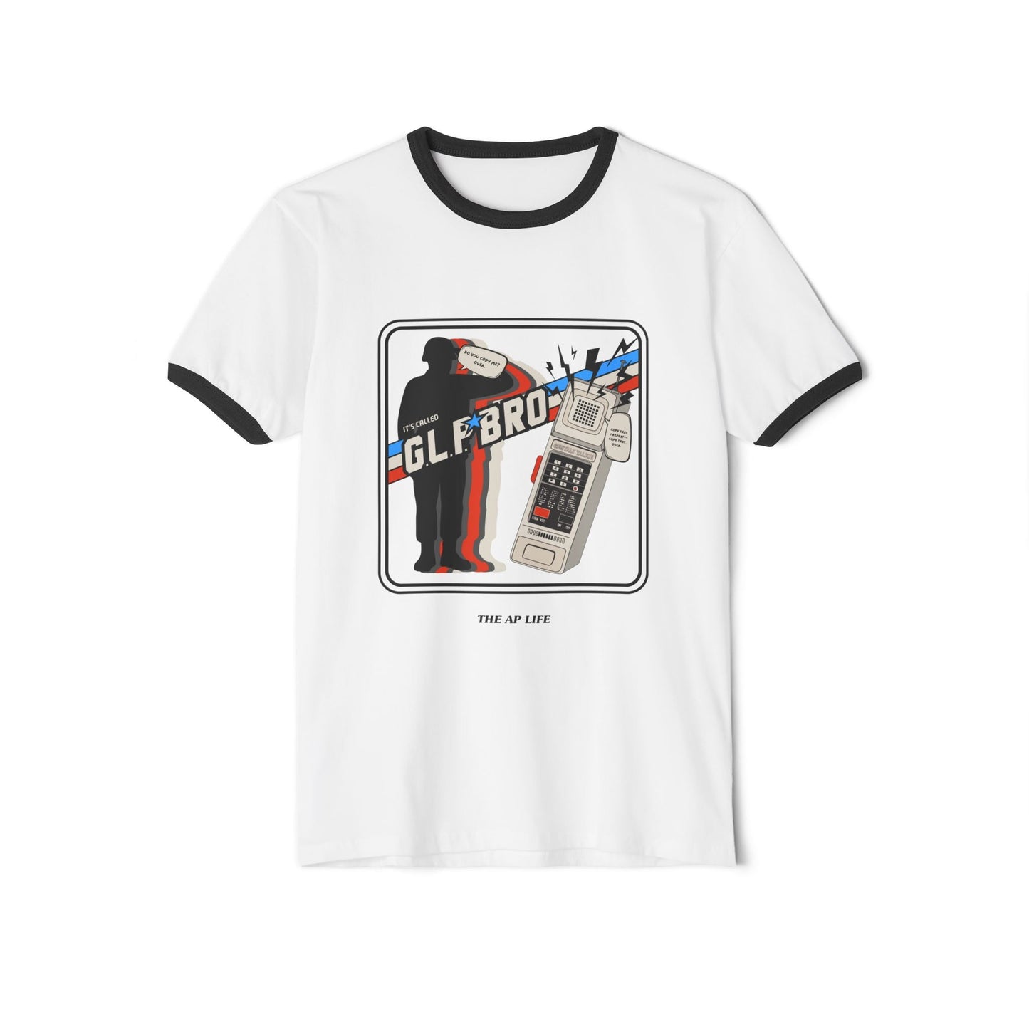Do You Copy? It's Called GLP Bro - Gestalt - Adult Unisex Cotton Ringer T-Shirt