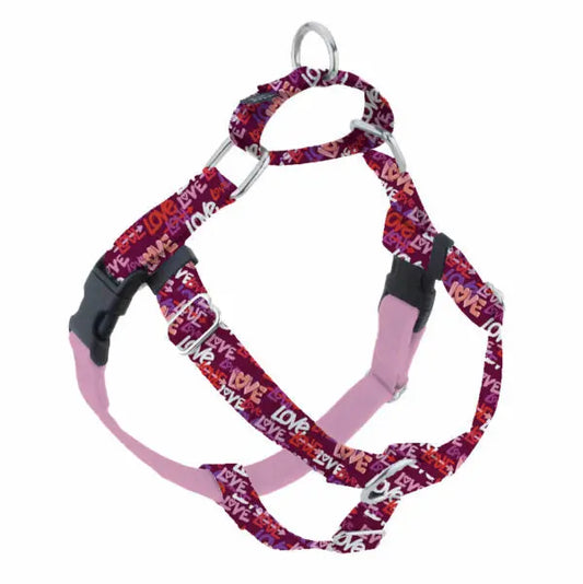 Love Graffiti Red Freedom No-Pull Dog Harness – Earthstyle 2 Hounds Design