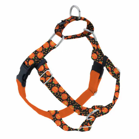 Jack O Lantern Freedom No-Pull Dog Harness – EarthStyle 2 Hounds Design