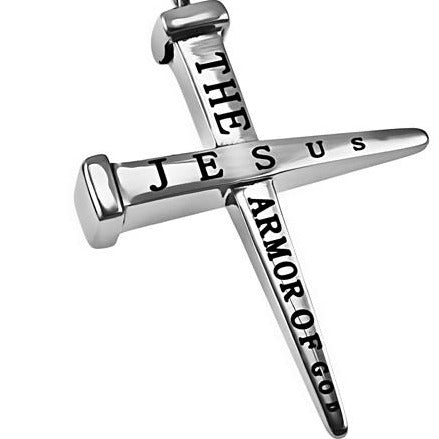 2 Nail Cross Necklace