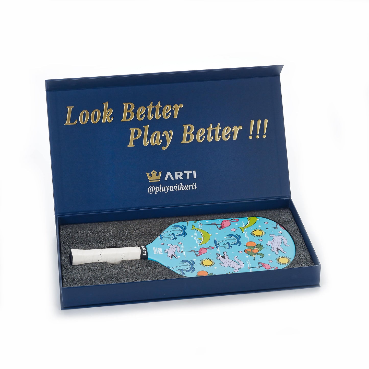 ARTI 16mm Carbon Fiber "FLORIDA" Pickleball Paddle