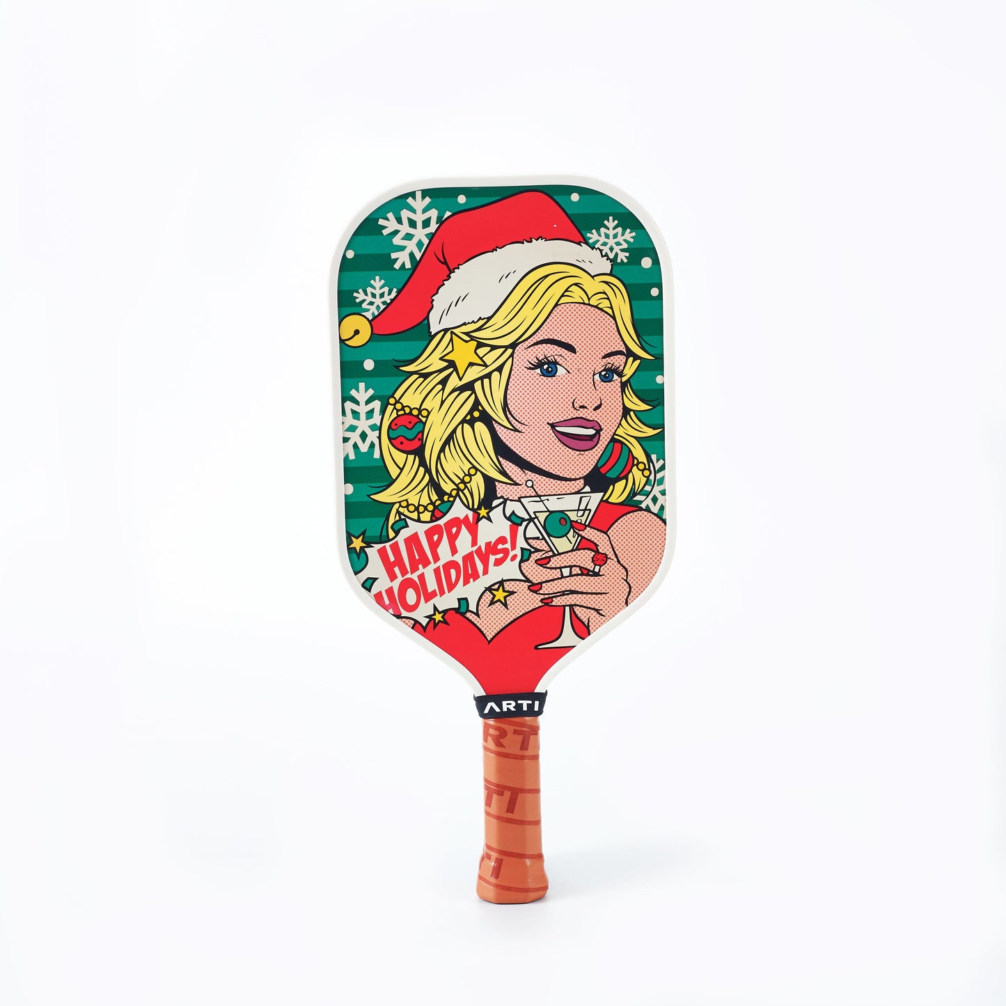 ARTI 16mm Carbon Fiber Kristen&Kristy "Happy Holidays" Paddle