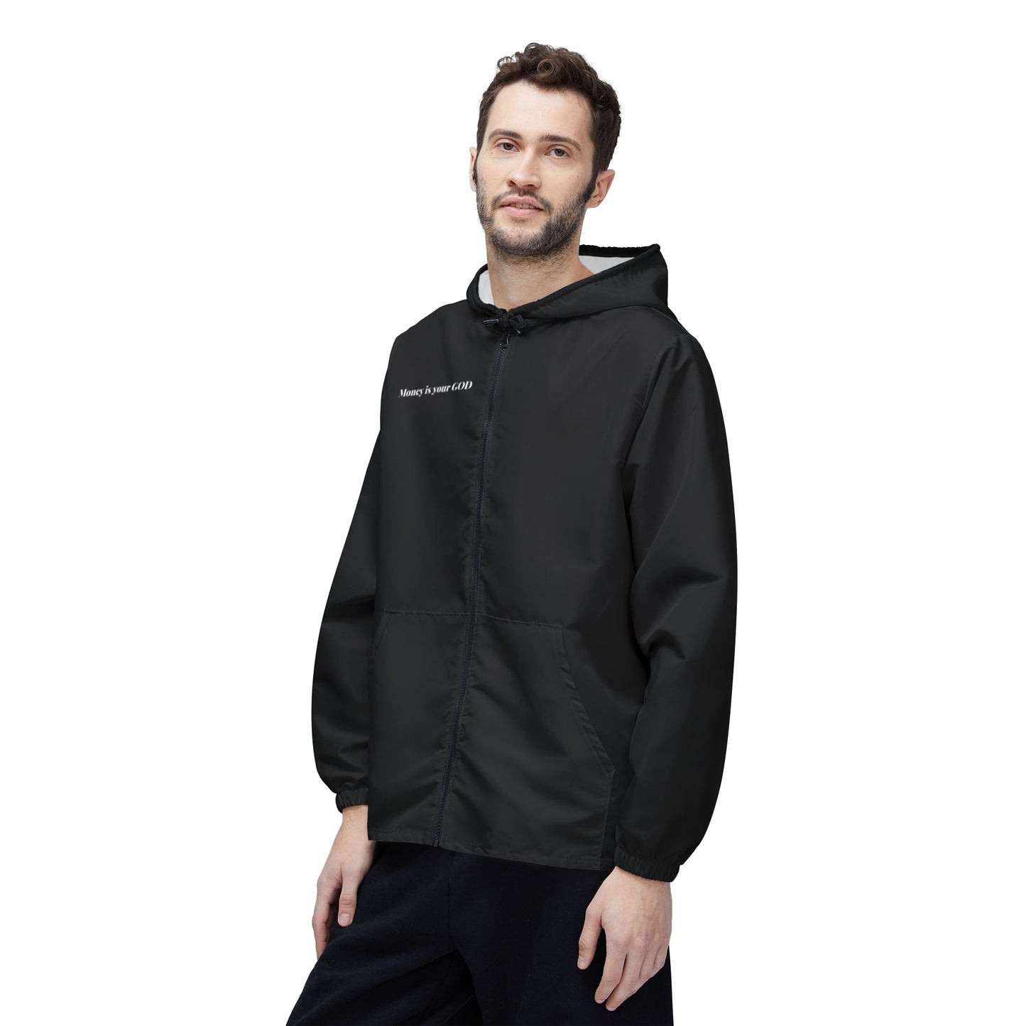 Windbreaker Jacket - "Money Is Your God"