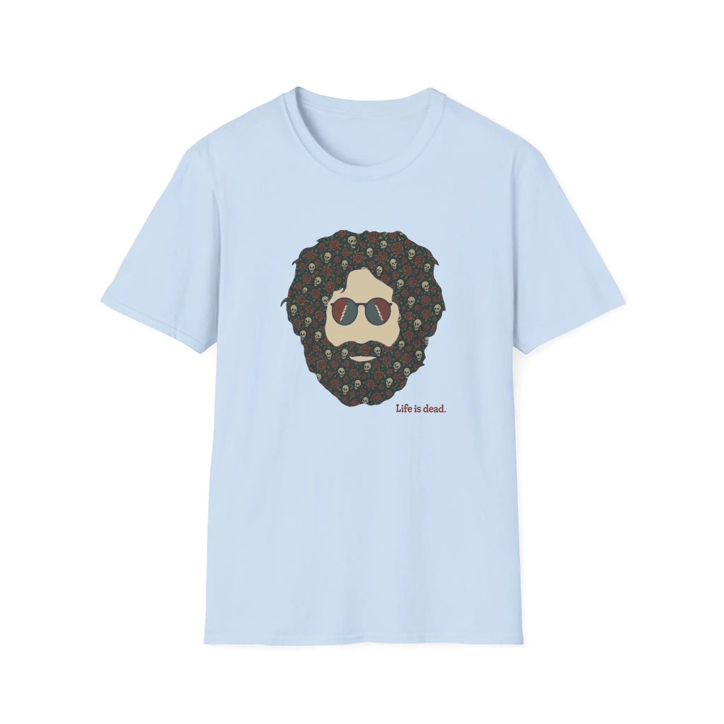 Skull & Roses Jerry Life is dead.® T-Shirt
