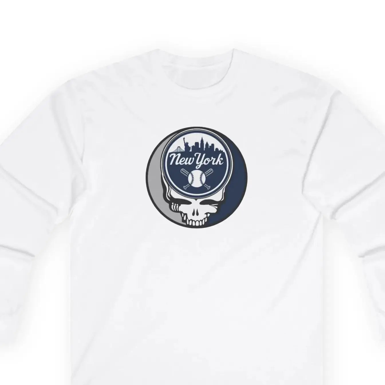 New York Yankees Original Stealie Grateful Dead Long Sleeve Shirt