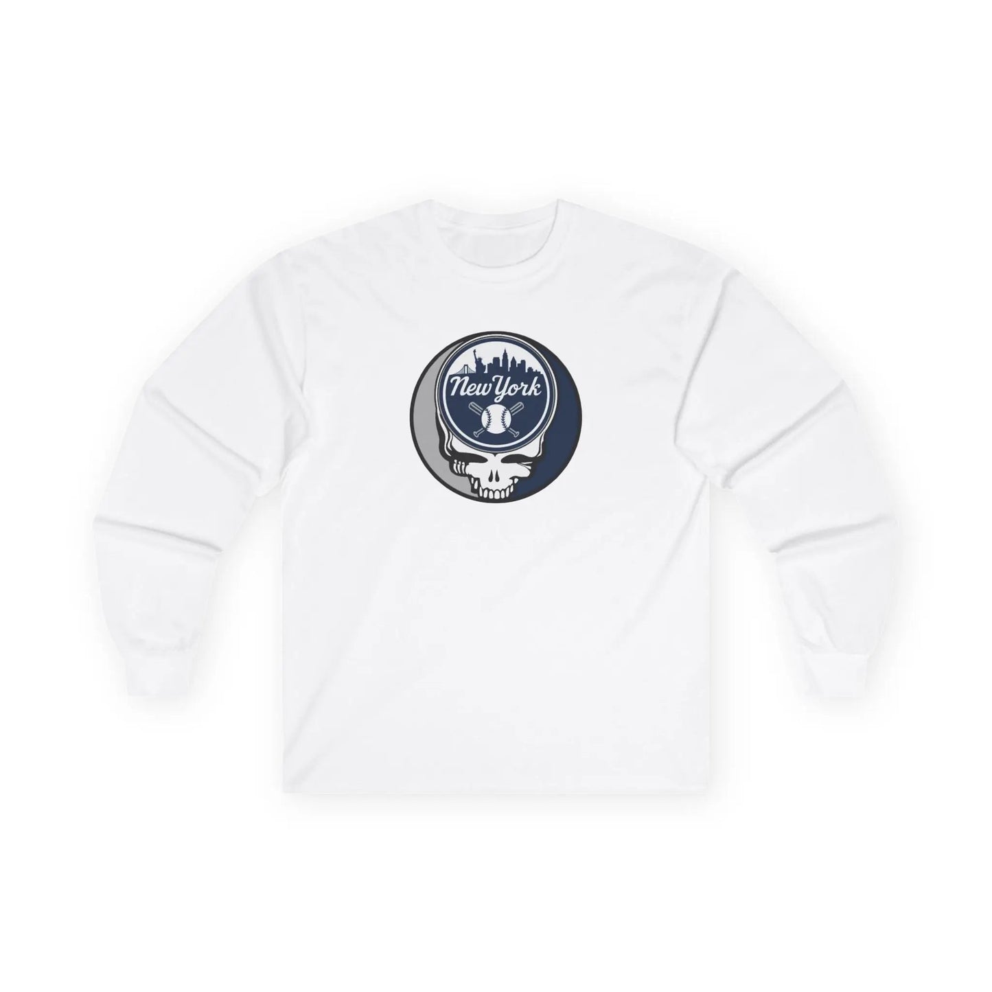 New York Yankees Original Stealie Grateful Dead Long Sleeve Shirt