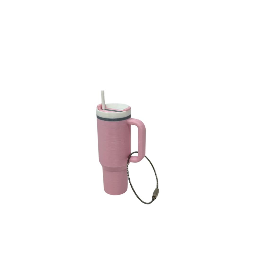 Tumbler Cup Replica Bag Charm | Cute & Fun Luggage Tag for Backpacks, Purses, Totes and More | Made in USA