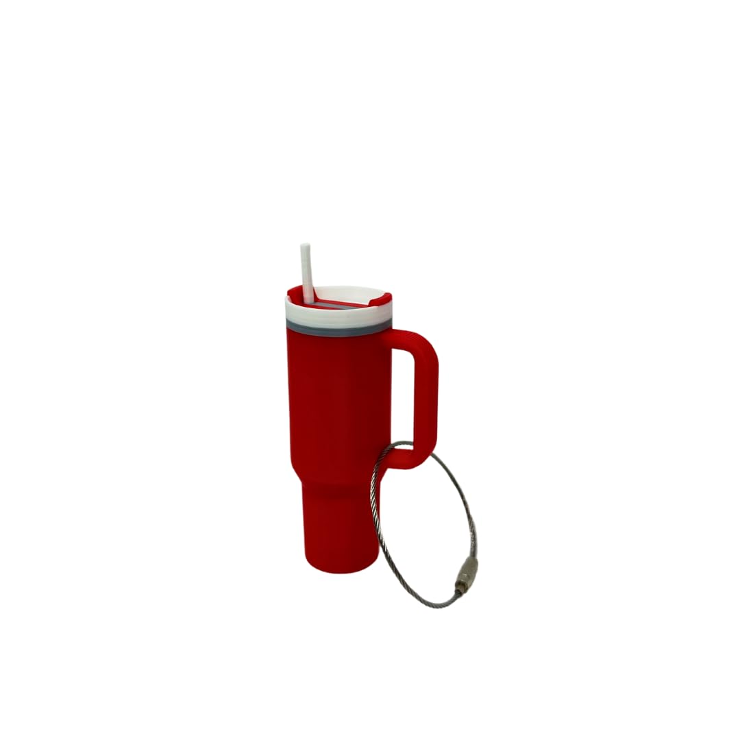 Tumbler Cup Replica Bag Charm | Cute & Fun Luggage Tag for Backpacks, Purses, Totes and More | Made in USA