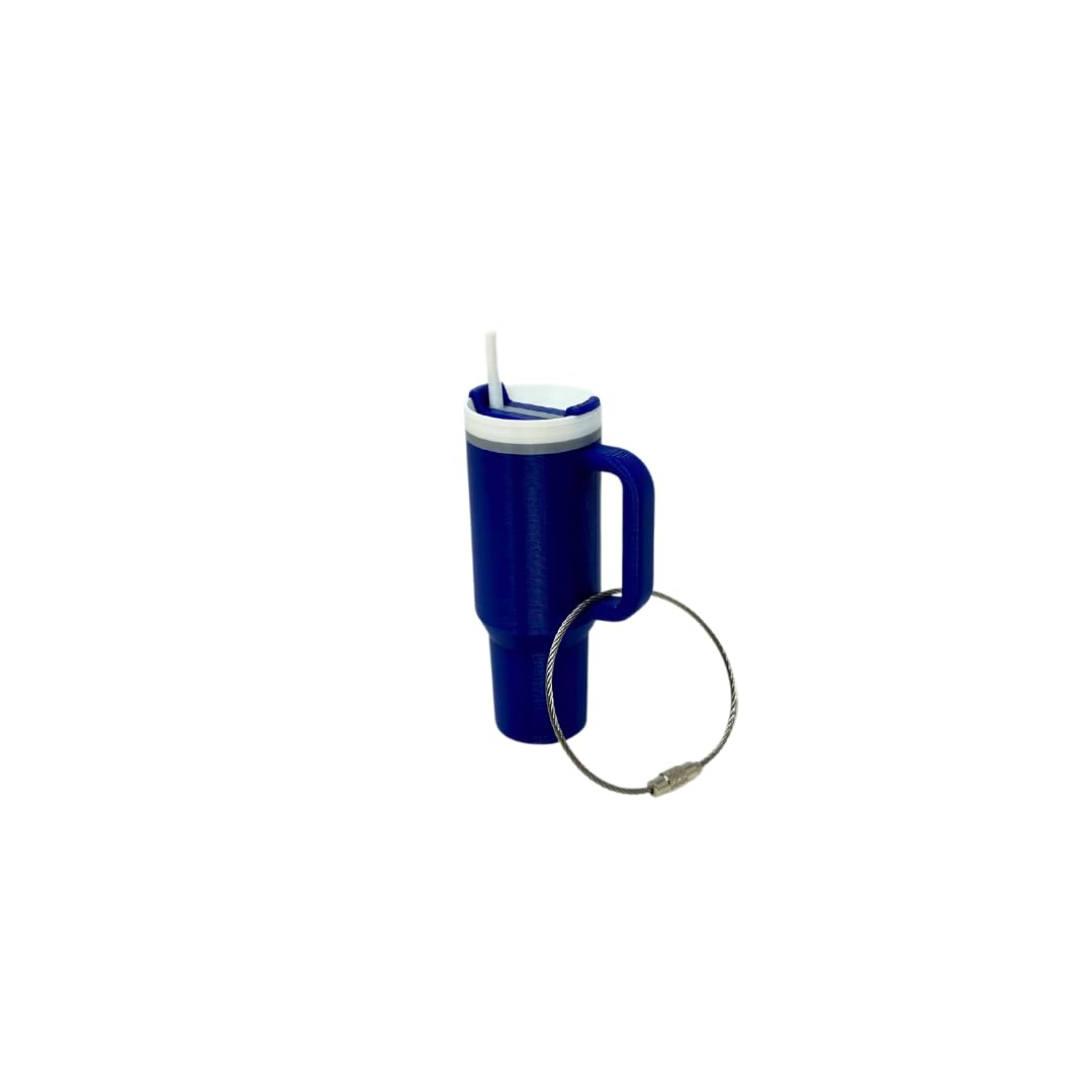 Tumbler Cup Replica Bag Charm | Cute & Fun Luggage Tag for Backpacks, Purses, Totes and More | Made in USA