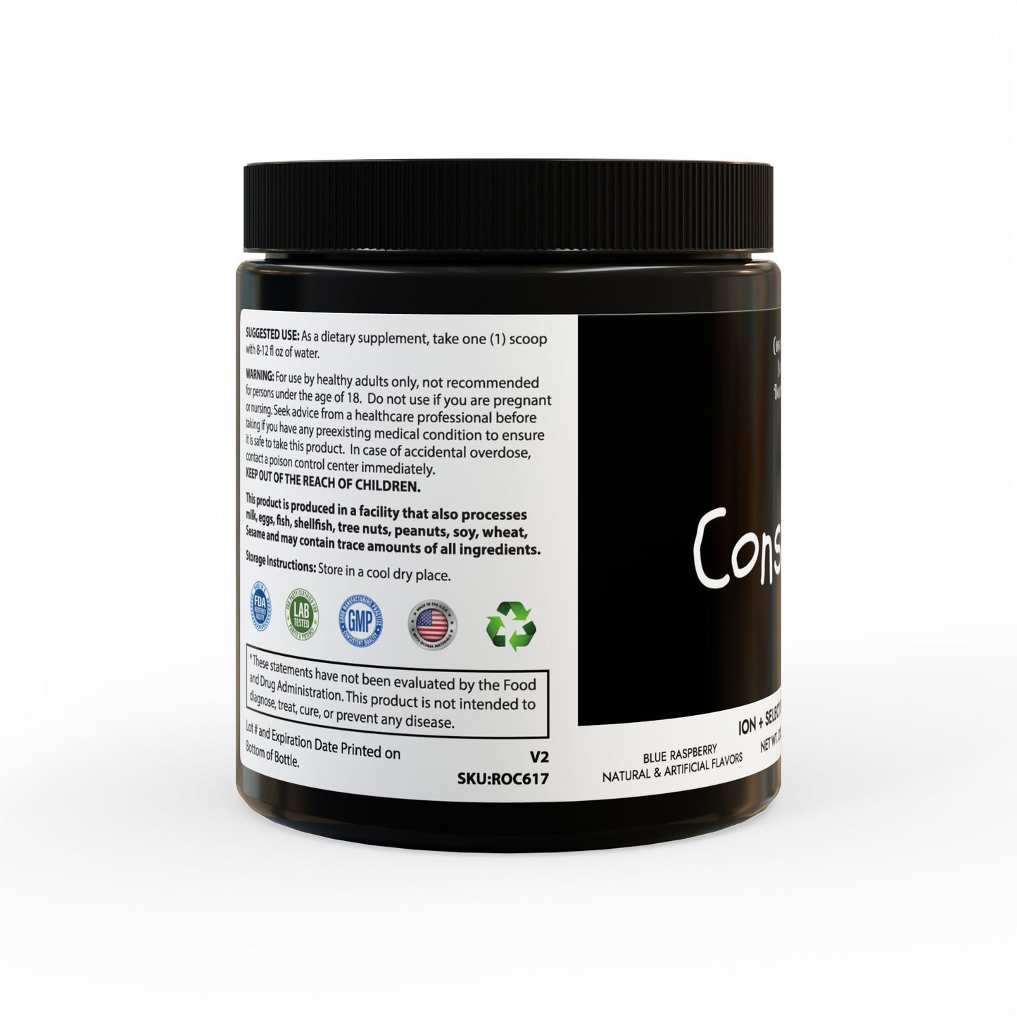 "Consume" - ION + Select Electrolyte Supplement (225g, 7.9oz)