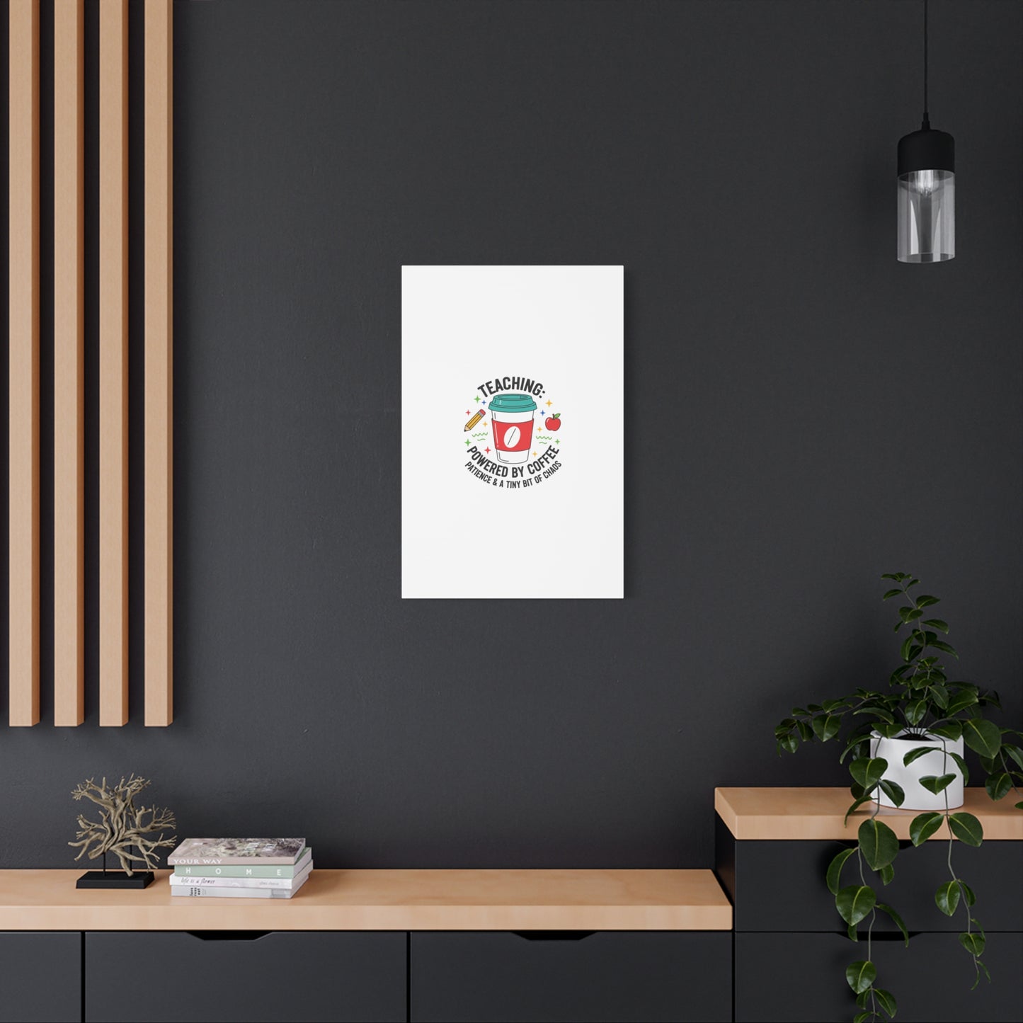 Teaching Powered by Coffee Canvas, Teacher Appreciation Gifts | Teacher Life, Classroom Humor
