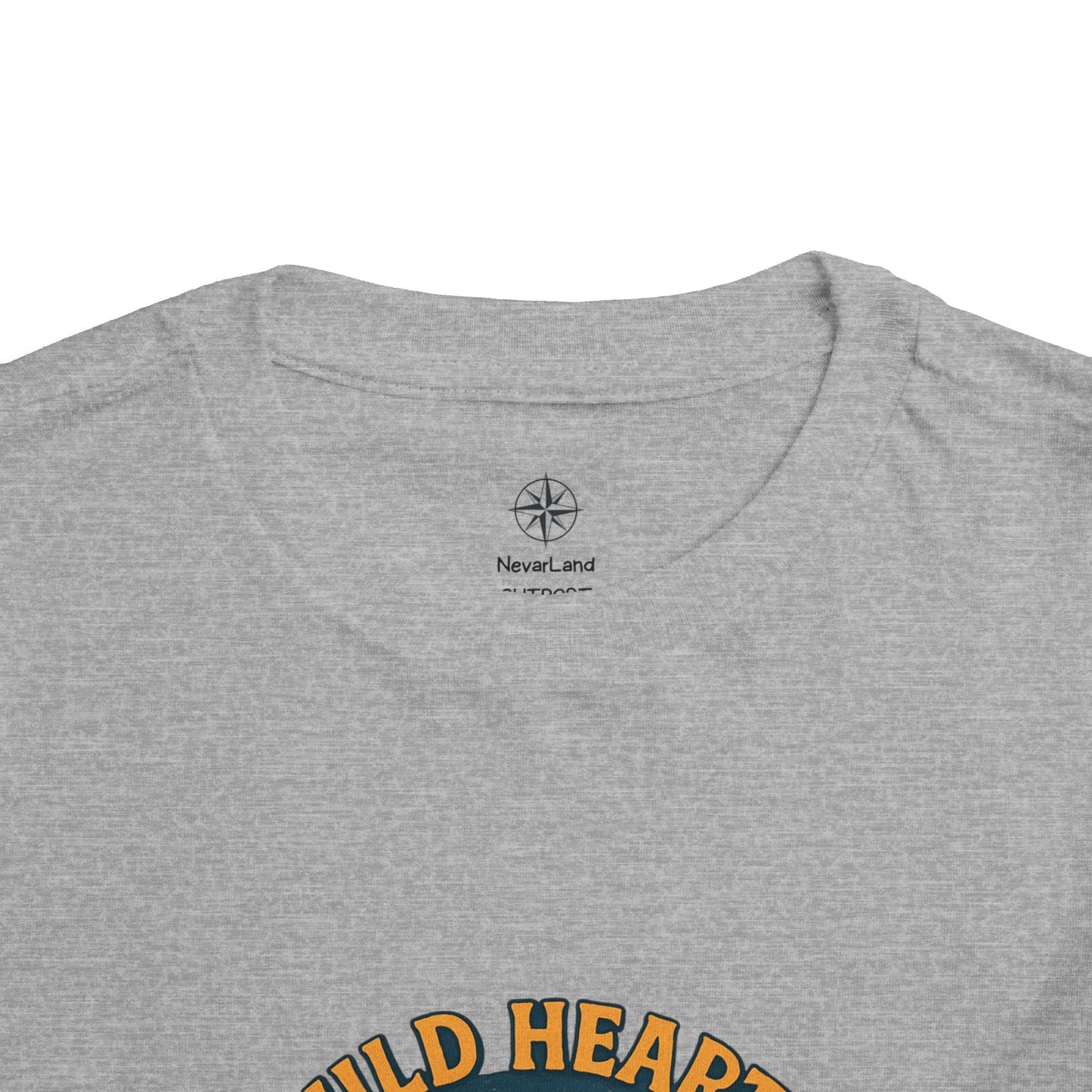 "Wild Hearts Never Lost" Bear Guitar Campfire - Toddler Tee