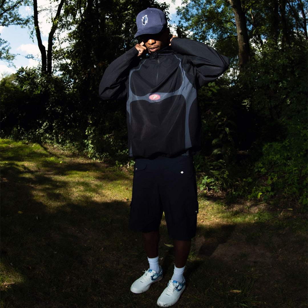 'PlutoDry' GOTHAM JACKET | BLACK/PINK