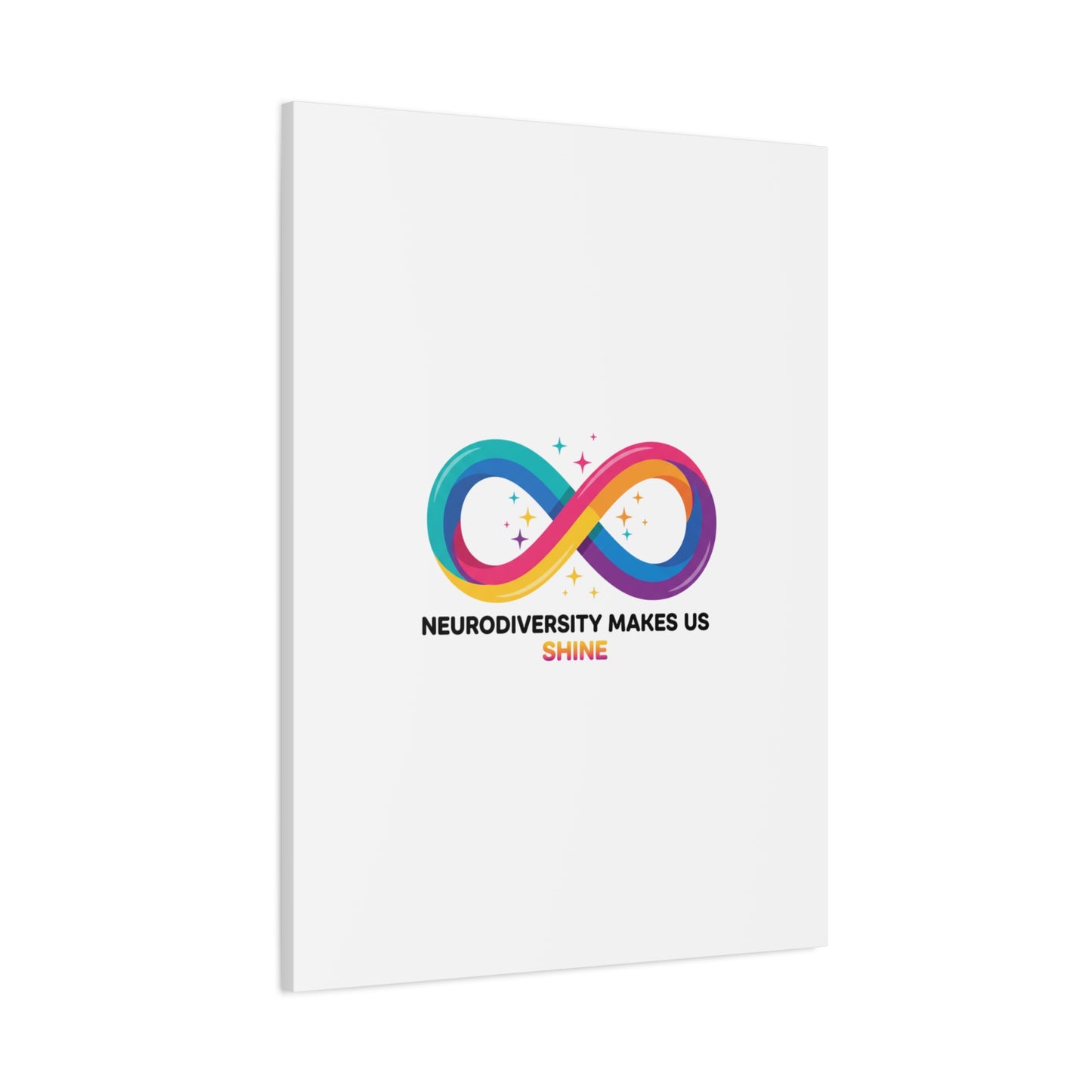 Neurodiversity Makes Us Shine Canvas | Autism Acceptance, Autistic Pride