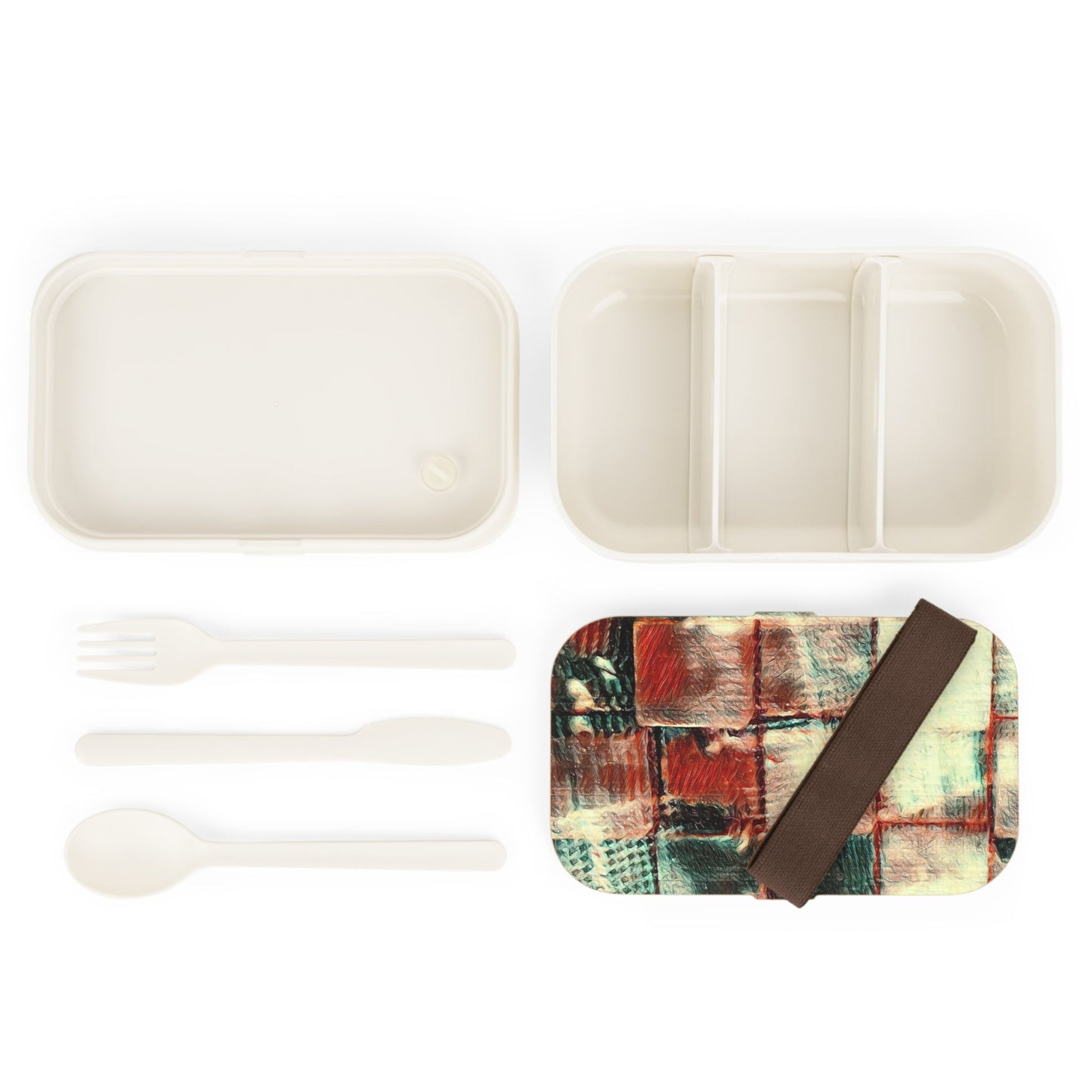 Bento Lunch Box -"Square Dance"