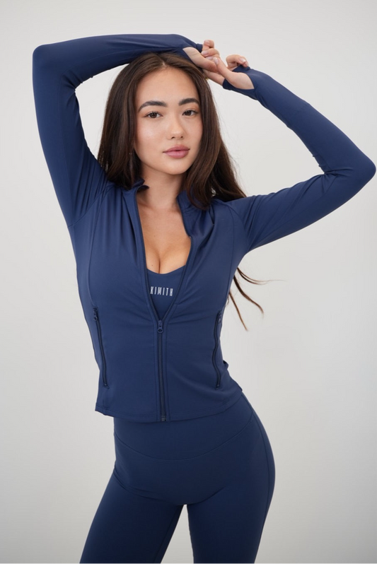 I Live in Luxury Navy Blue Perfect Fit Jacket