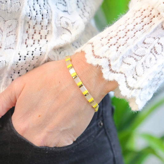 LEMONADE STAND - Tila Bead Bracelet | ONE SIZE - X-Large Mack & Rex