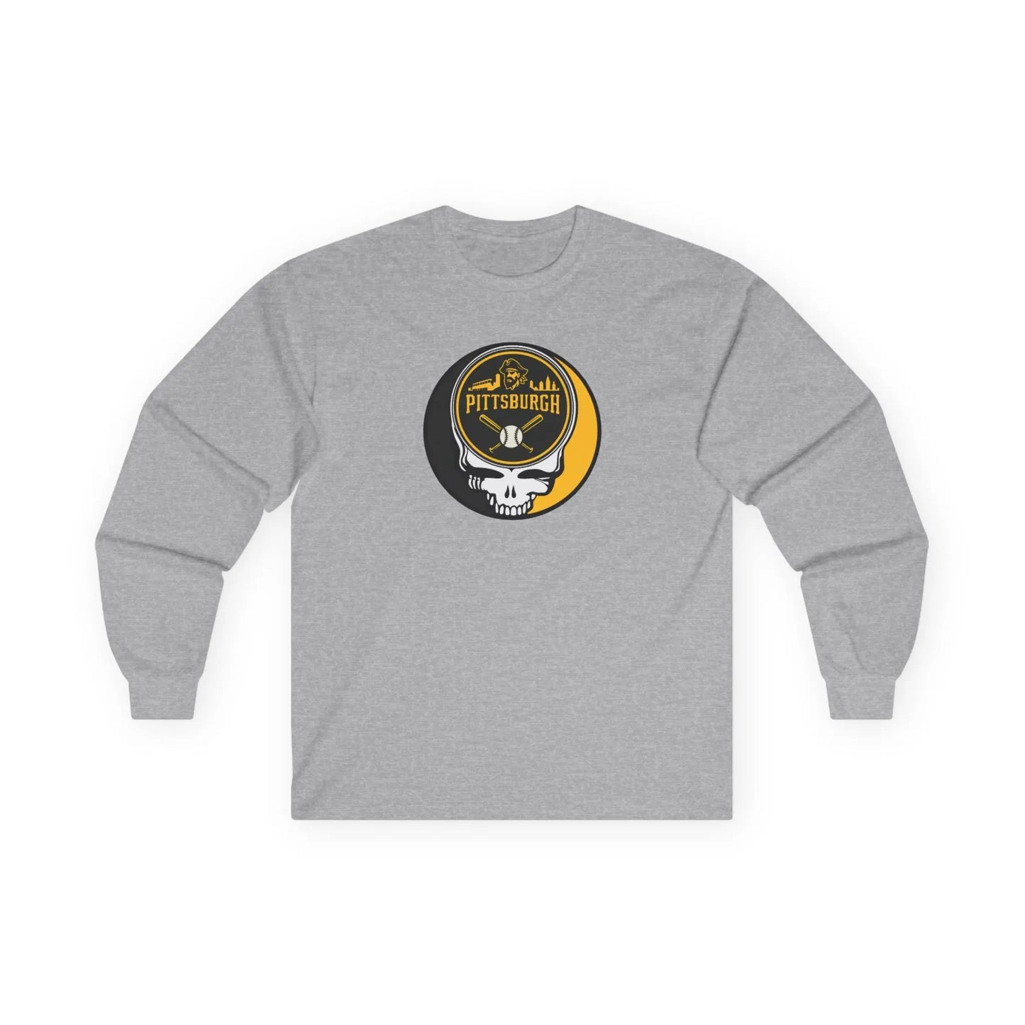 Pittsburgh Pirates Original Stealie Grateful Dead Long Sleeve Shirt