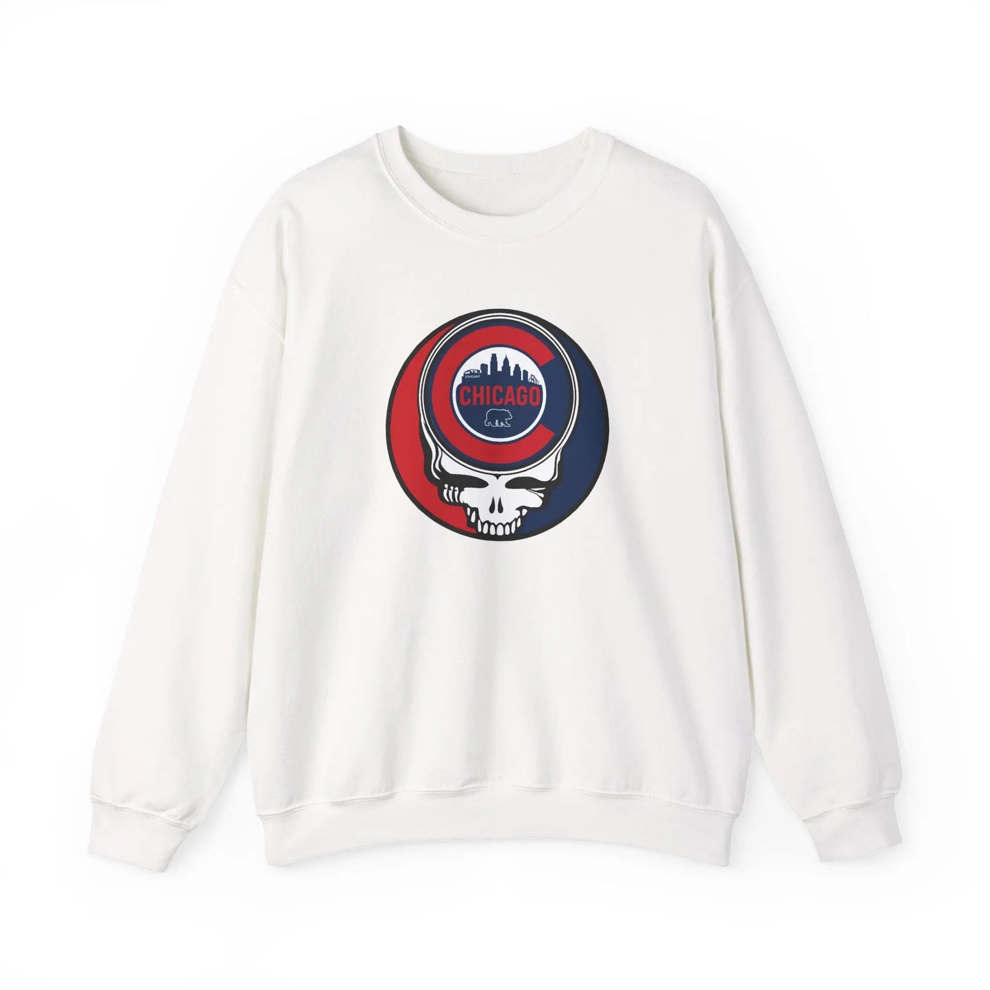 Chicago Cubs Original Stealie × Grateful Dead Crewneck