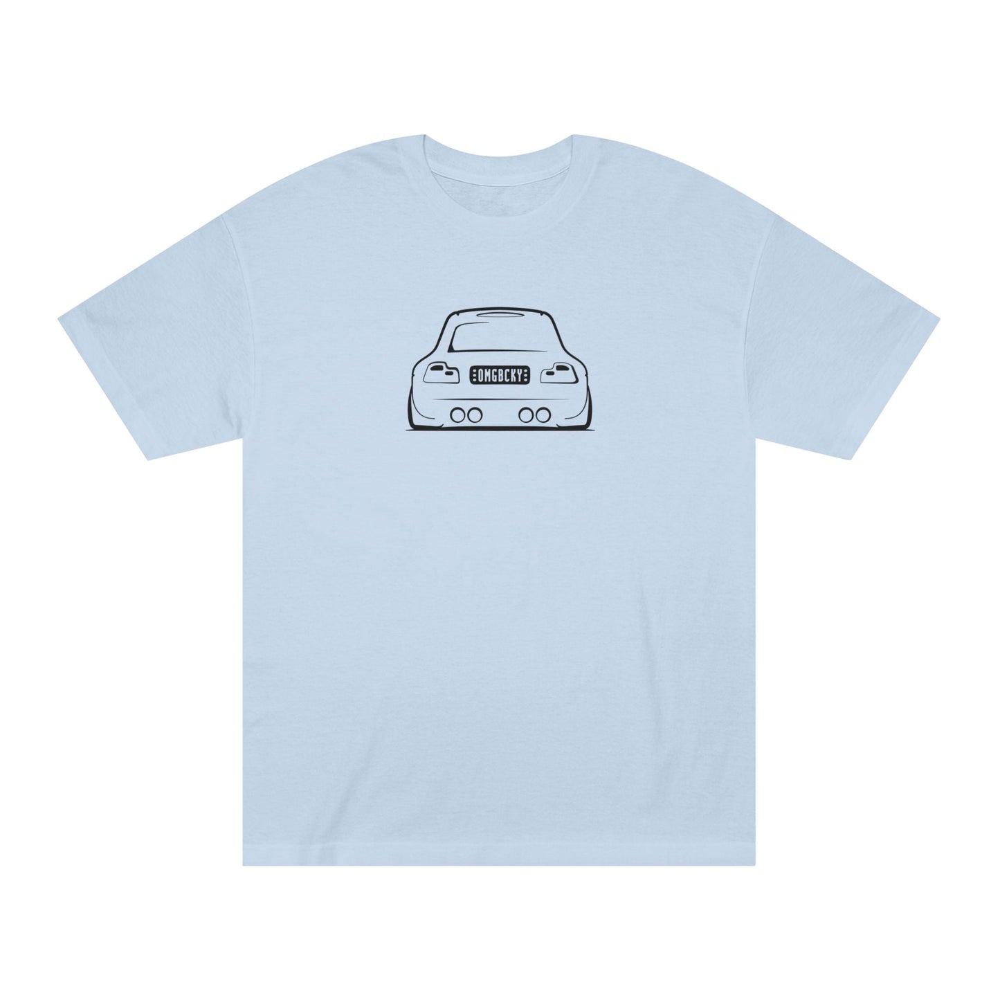 OMGBCKY Black Coupe Silhouette Tee - Unisex American Apparel Classic T-Shirt